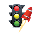 traffic rocket ship_  icon